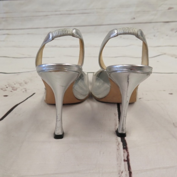 Manolo Blahnik Pump Carolyne Crystal & PVC - Picture 6 of 8